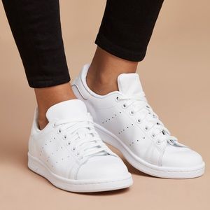 full white stan smith